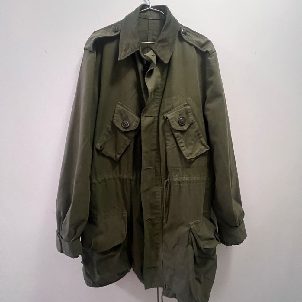 Olive Green Military Field Jacket